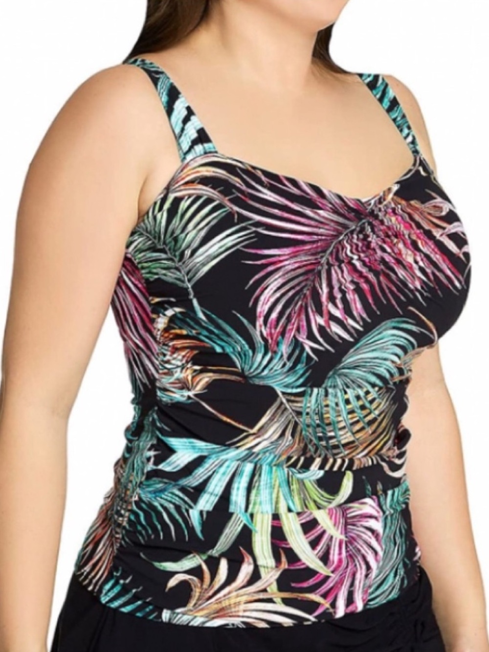 NWT Profile by Gottex Tropical Tankini Top